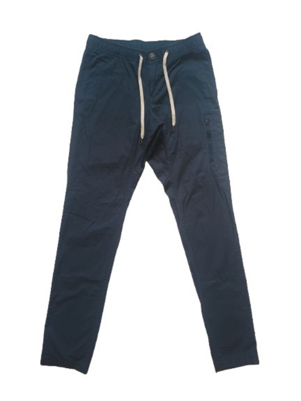 Vuori Navy Drawstring Joggers with Contrast Rope